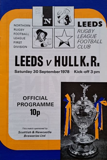 Leeds v Hull KR (1978, Sep 30th) No writing