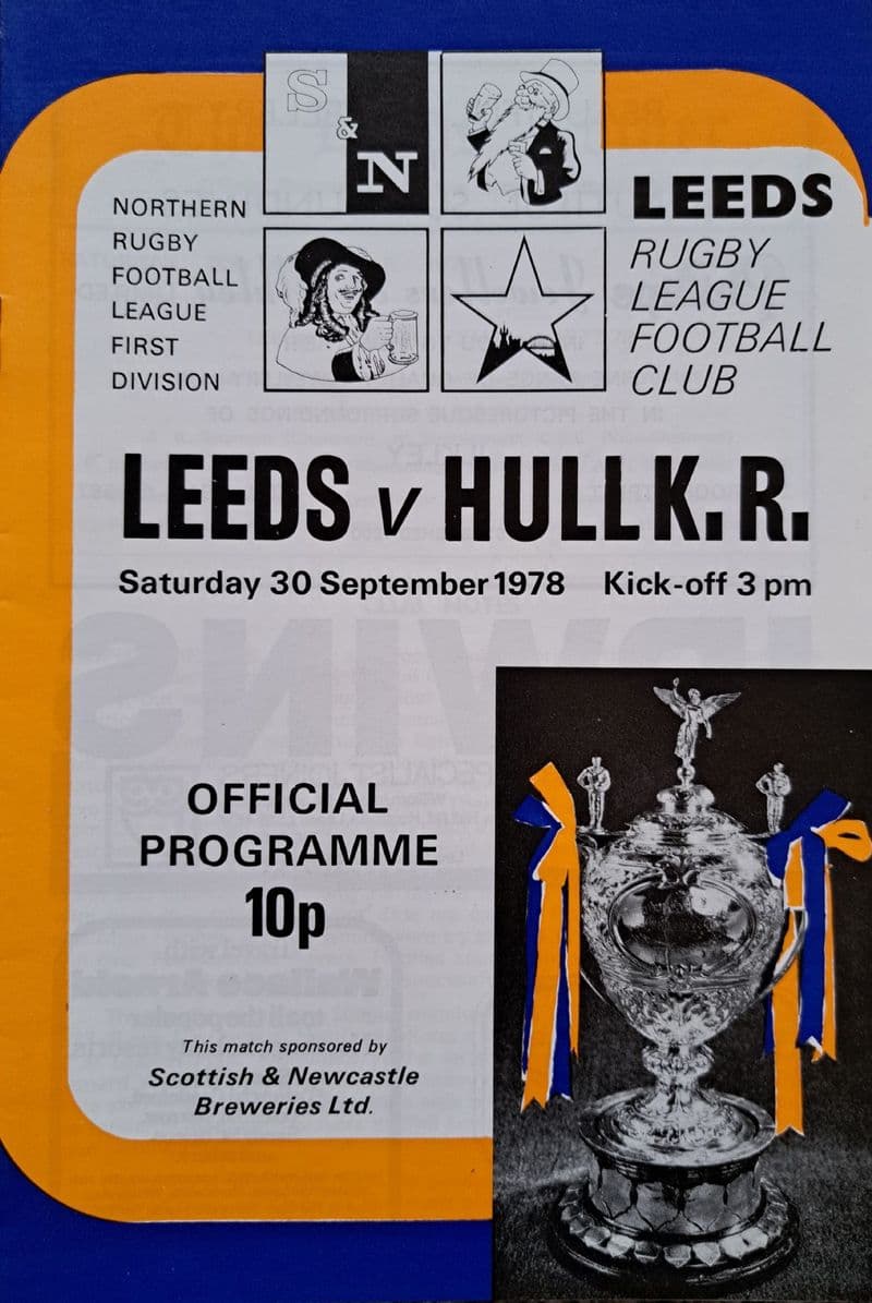 Leeds v Hull KR (1978, Sep 30th) No writing