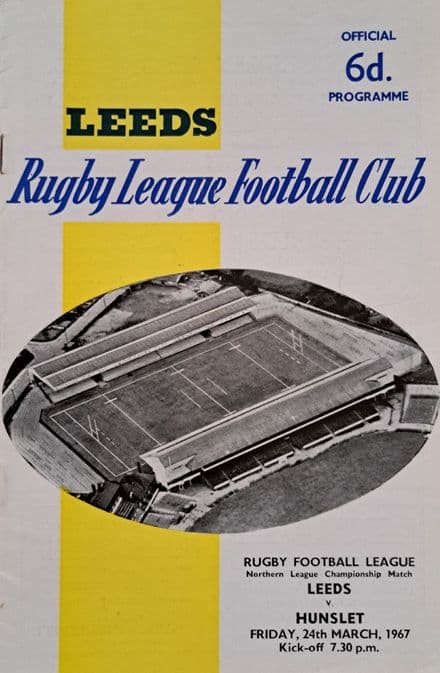 Leeds v Hunslet (1967, Mar 24th)
