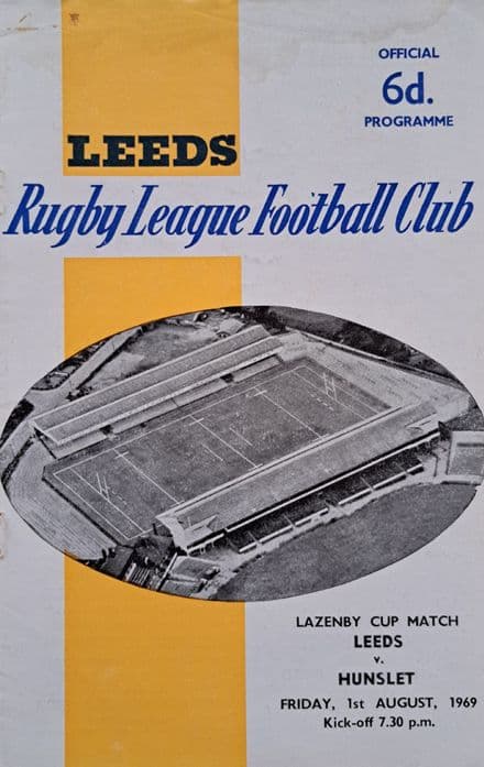 Leeds v Hunslet (1969, Aug 1st)