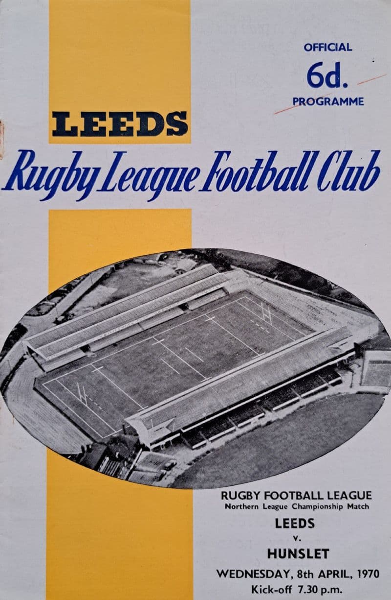 Leeds v Hunslet (1970, Apr 8th)