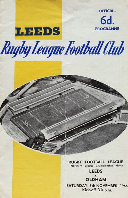 Leeds v Oldham (1966, Nov 5th)