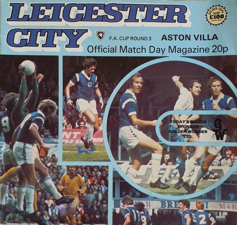Leicester City v Aston Villa, FA Cup Rnd 3 (1977, Jan 8th)