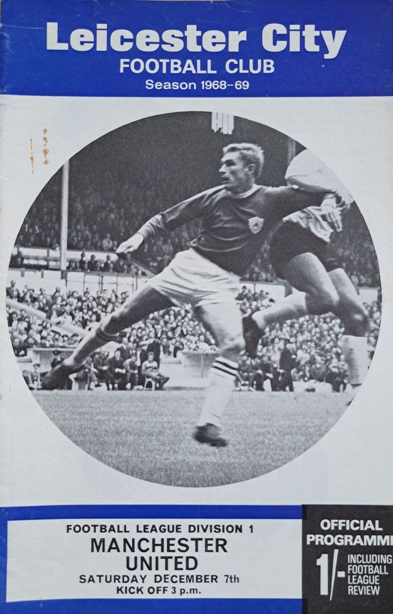 Leicester City v Manchester United, Div 1 (1968, Dec 7th)