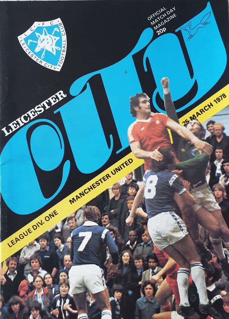 Leicester City v Manchester United, Div 1 (1978, Mar 25th)