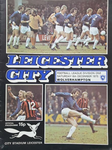 Leicester City v Wolves, Div 1 (1975, Dec 6th)