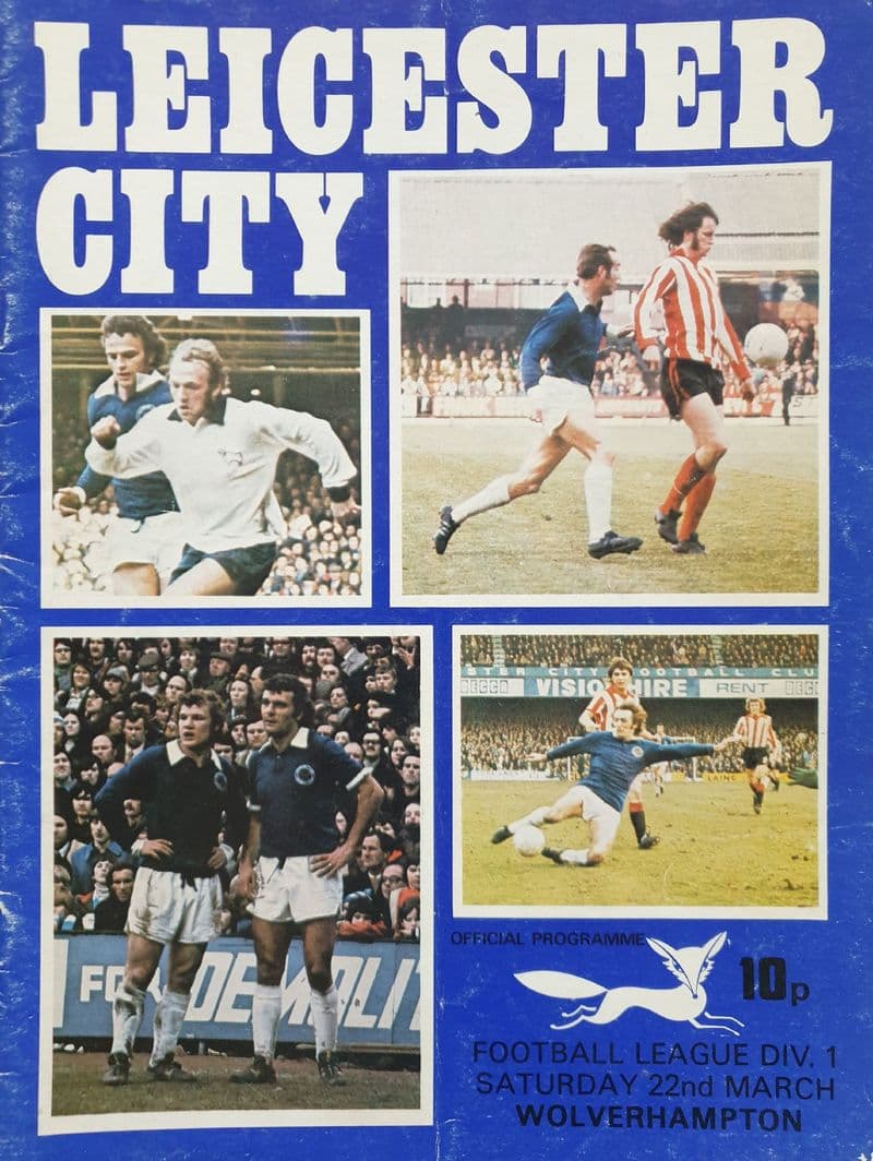 Leicester City v Wolves, Div 1 (1975, Mar 22nd)