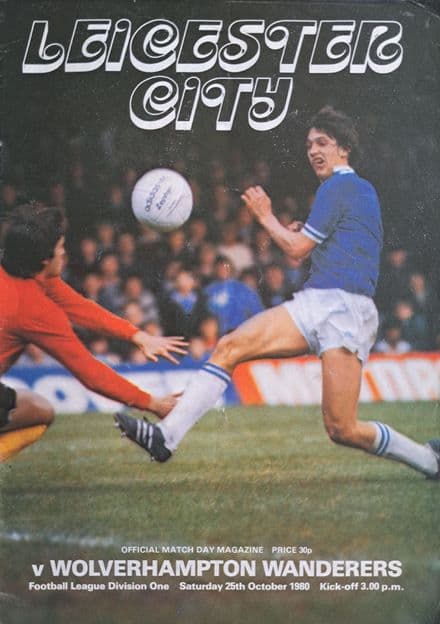 Leicester City v Wolves, Div 1 (1980, Oct 25th)