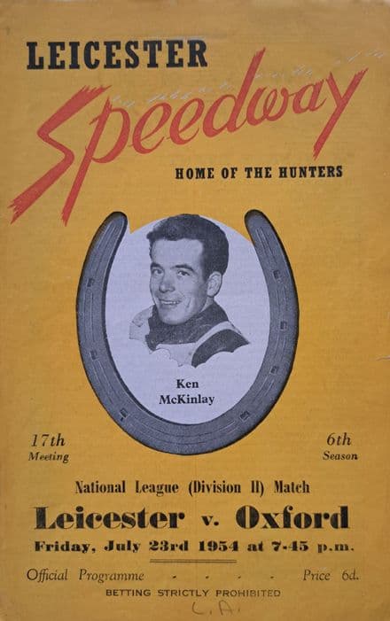 Leicester v Oxford (1954, Jul 23rd)