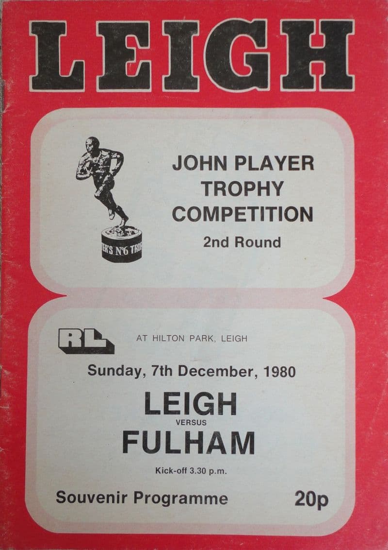 Leigh v Fulham (1980, Dec 7th)