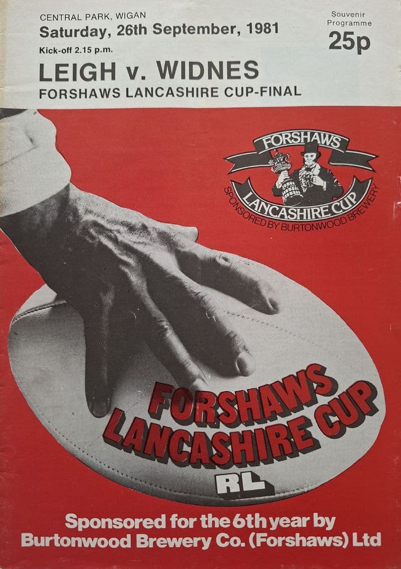 Leigh v Widnes, Lancs Cup F (1981, Sep 26th)