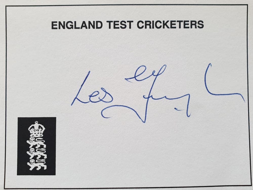 Les Taylor Autograph