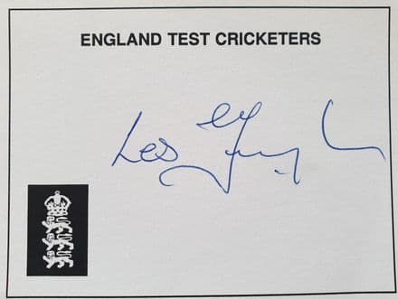 Les Taylor Autograph