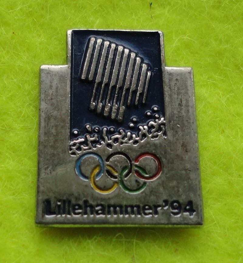 Lillehammer 1994 Winter Olympics Badge