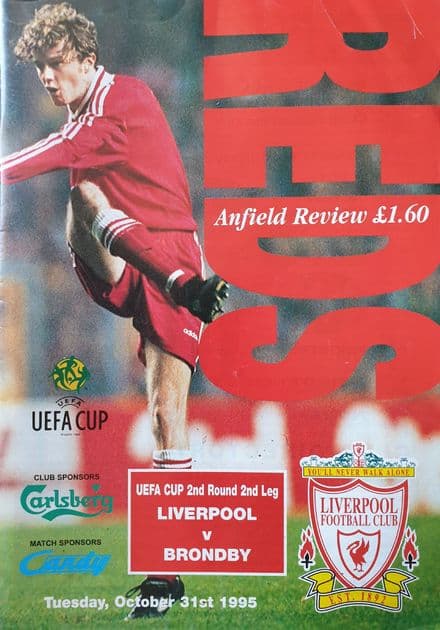 Liverpool v Brondby, UEFA Cup (1995, Oct 31st)