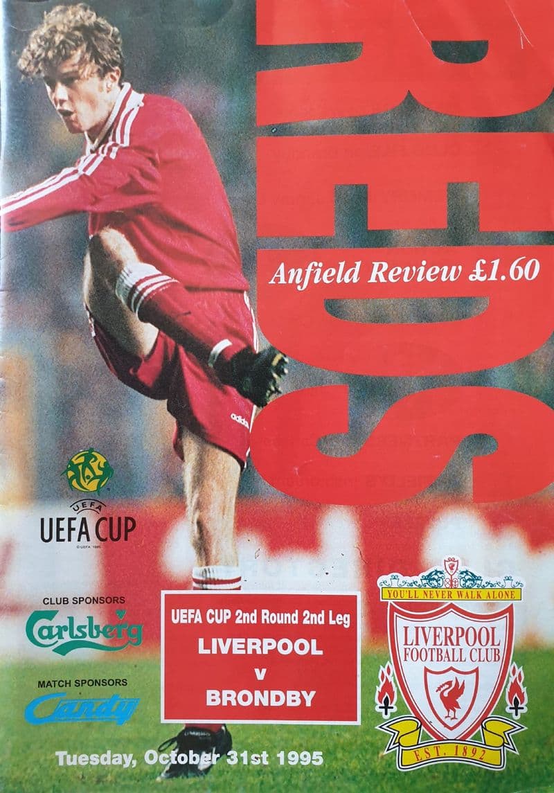 Liverpool v Brondby, UEFA Cup (1995, Oct 31st)