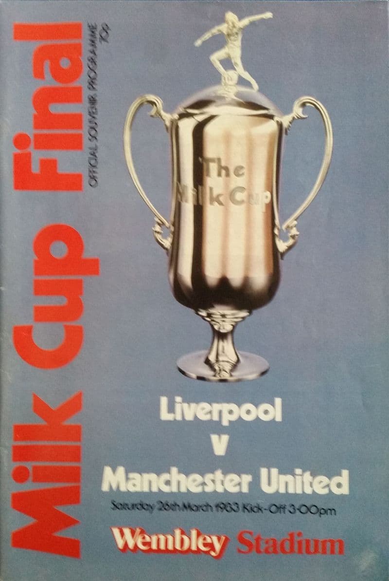 Liverpool v Manchester United, Milk Cup Final (1983, Mar 26th)
