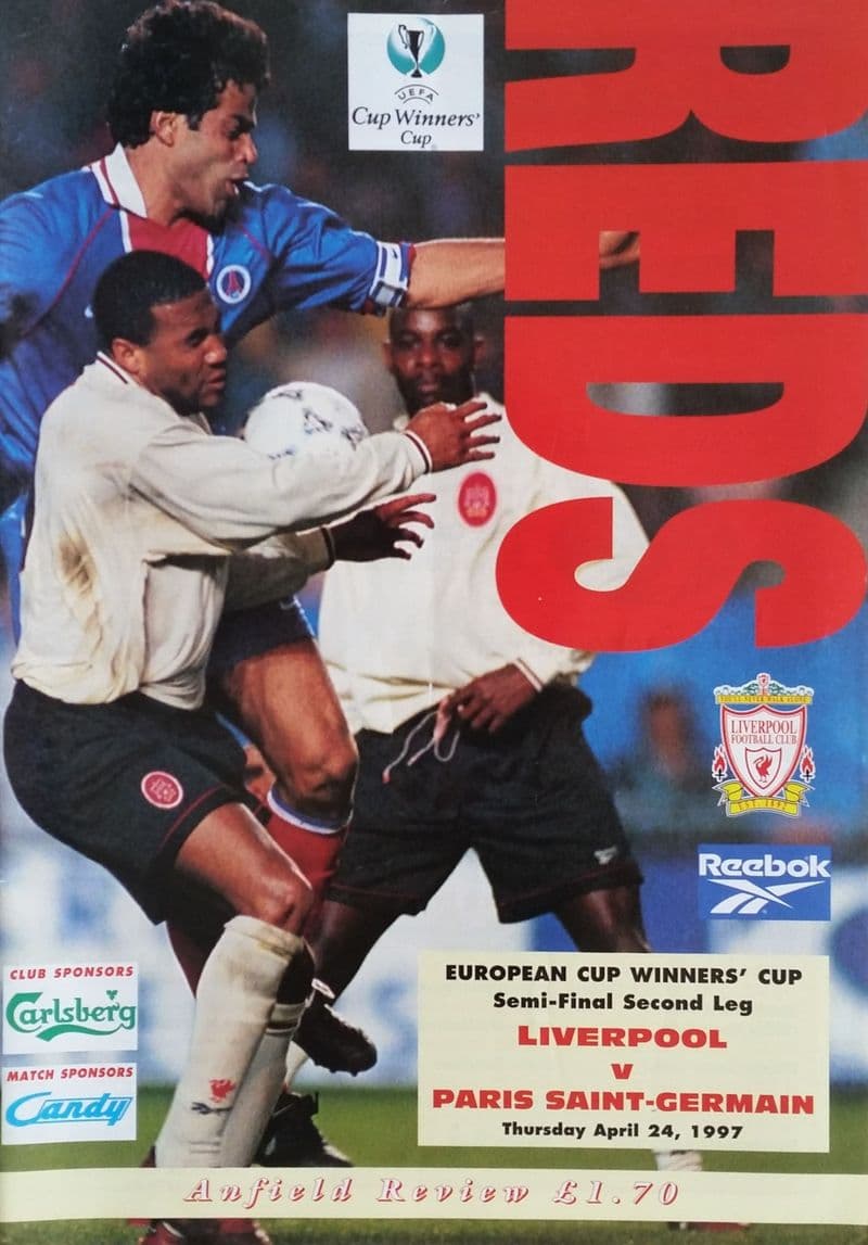 Liverpool v Paris Saint-Germain, Cup Winners Cup SF (1997, Apr 24th)