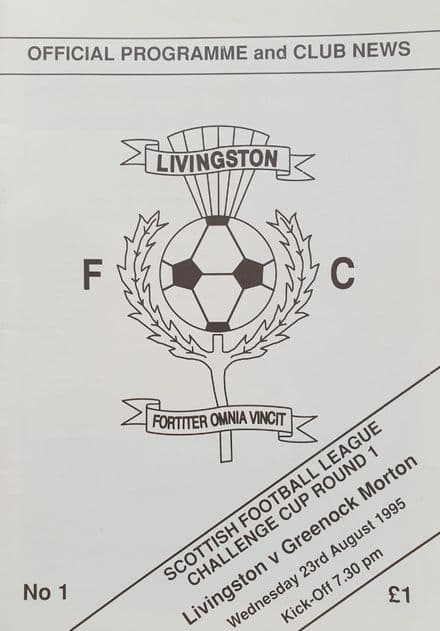 Livingston v Greenock Morton, League Cup (1995, Aug 23rd)