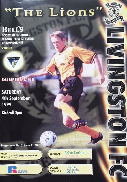 Livingstone v Dunfermline (1999, Sep 4th)