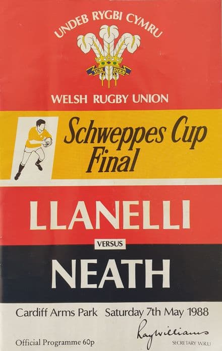 Llanelli v Neath, Welsh Cup F (1988, May 7th)