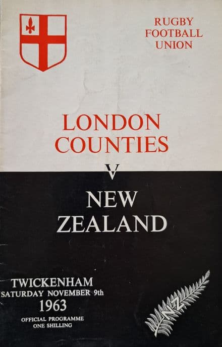 London Counties v New Zealand (1963, Nov 9th)