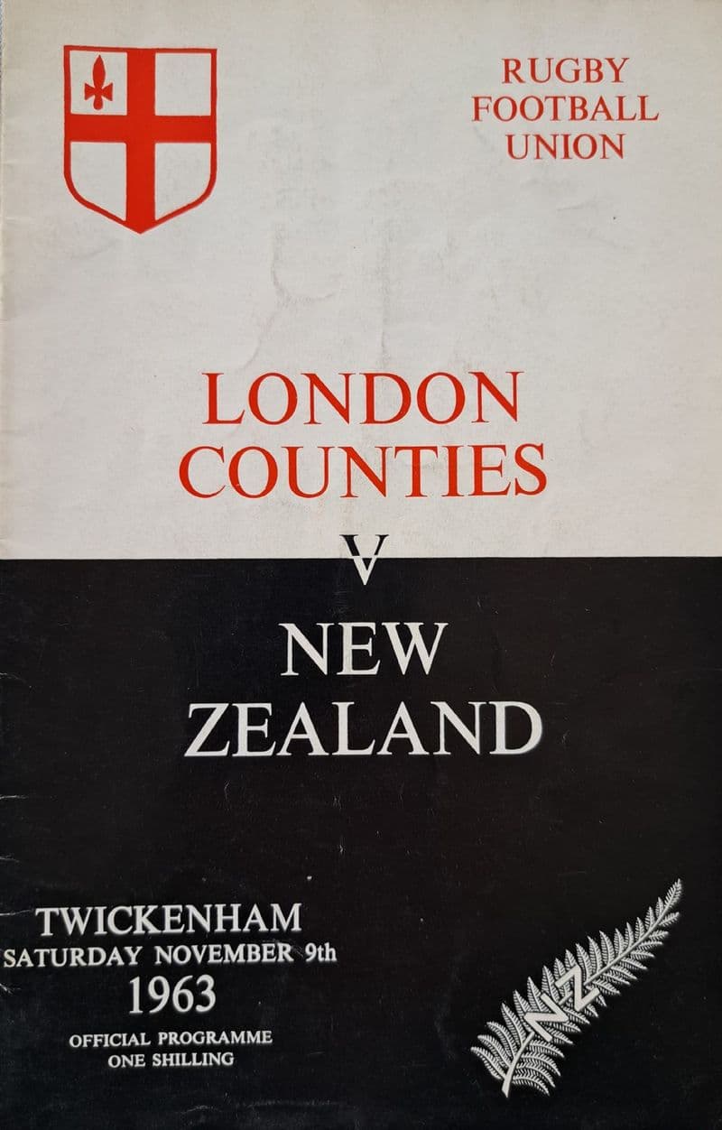 London Counties v New Zealand (1963, Nov 9th)