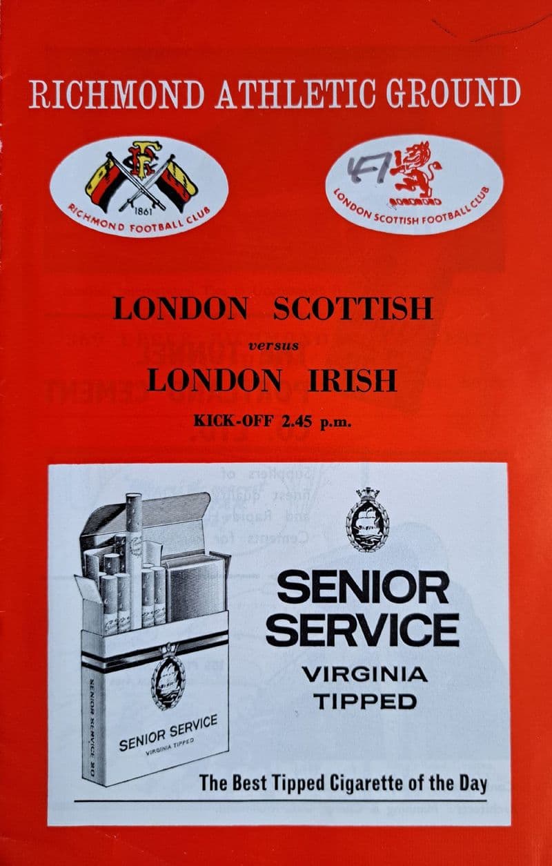 London Scottish v London Irish (1965, Oct 30th)