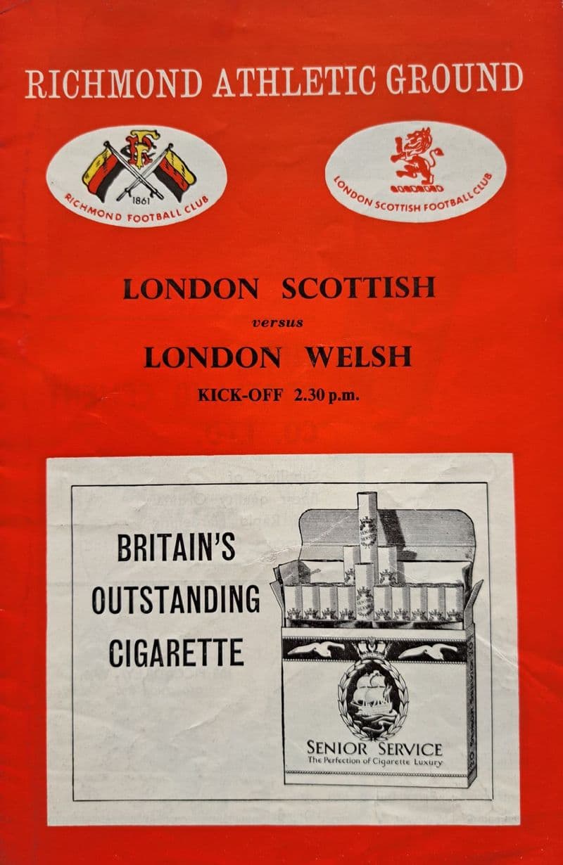 London Scottish v London Welsh (1964, Jan 25th)