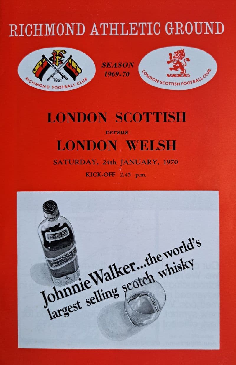 London Scottish v London Welsh (1970, Jan 24th)