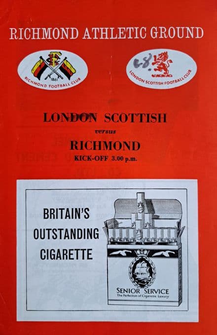 London Scottish v Richmond (1965, Mar 6th)