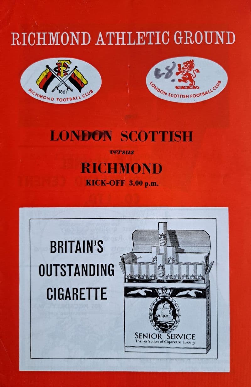 London Scottish v Richmond (1965, Mar 6th)