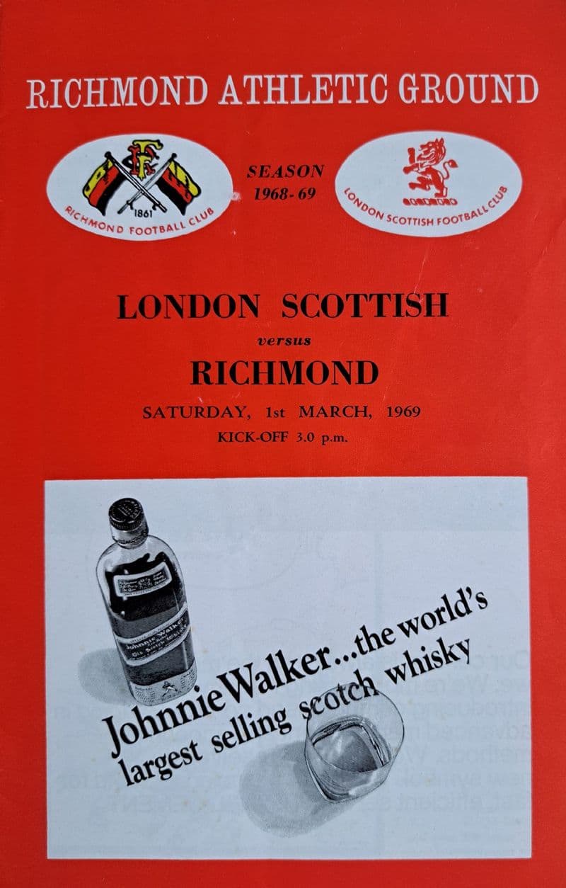 London Scottish v Richmond (1969, Mar 1st)
