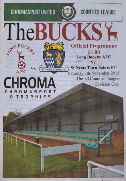 Long Buckby v St Neots Town, United Counties Lge (2015, Nov 7th)