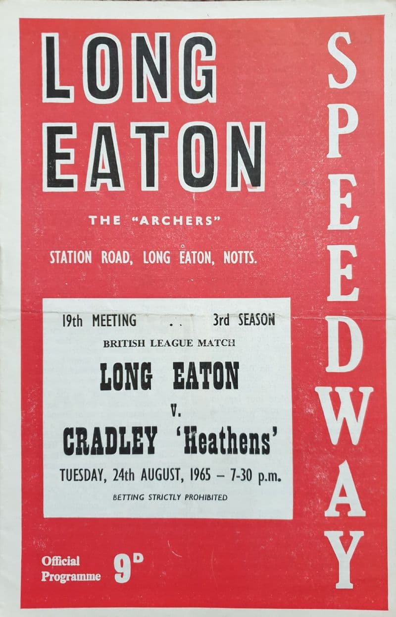 Long Eaton v Cradley Heathens (1965, Aug 24)