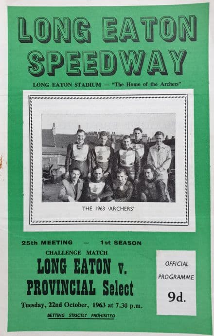 Long Eaton v Provincial Select (1963, Oct 22nd)