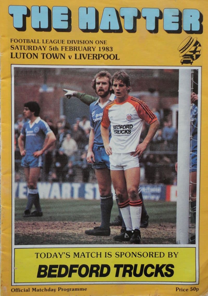 Luton Town v Liverpool, Div 1 (1983, Feb 5th)