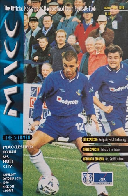 Macclesfield v Hull City, FA Cup 1st Rnd (1999, Oct 30th)