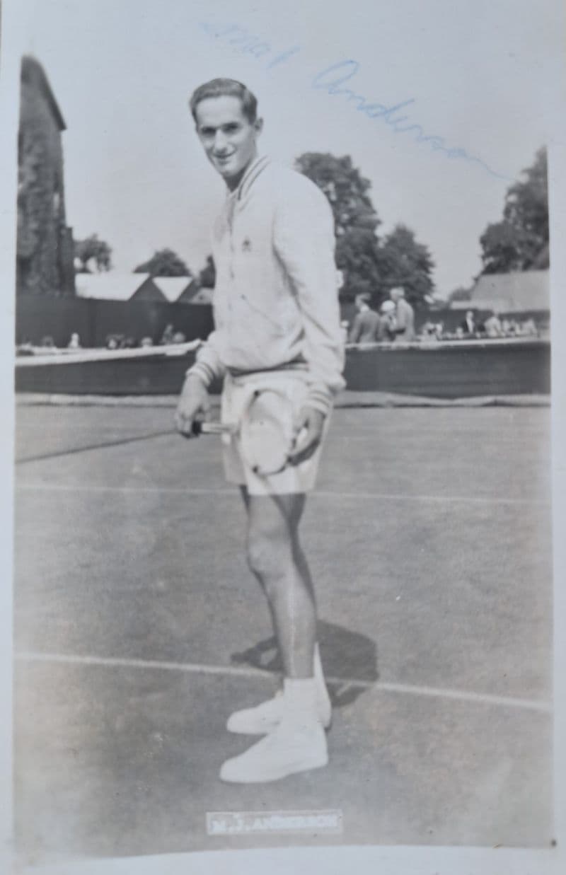 Mal Anderson Card (Unused) SIGNED