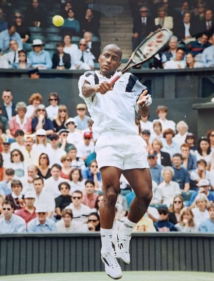 Mal Washington Colour Press Photo (Wimbledon, 1996)