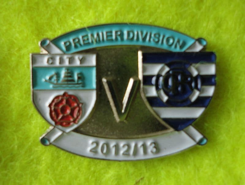 Manchester City v QPR Enamel Pin Badge
