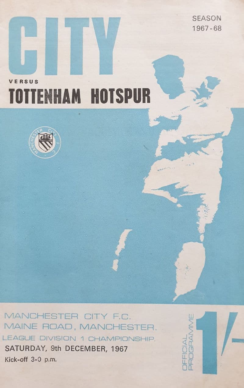 Manchester City v Tottenham, Div 1 (1967, Dec 9th)