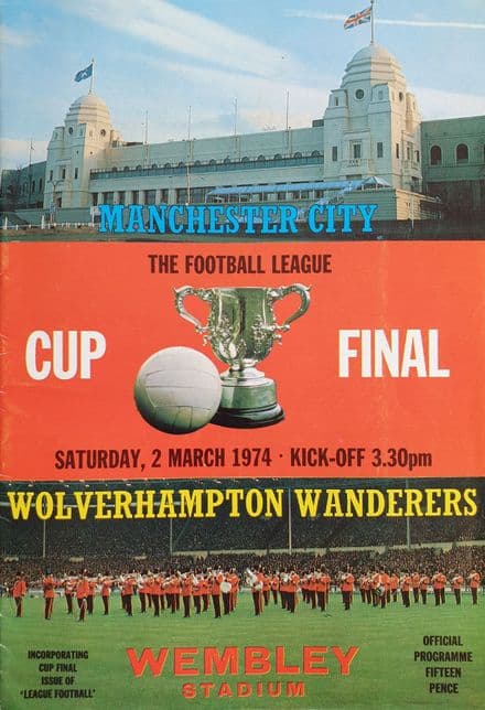 Manchester City v Wolverhampton Wanderers, League Cup Final (1974, Mar 2nd)