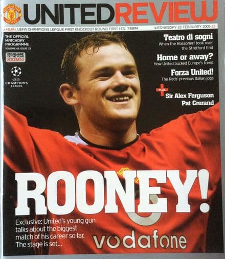 Manchester United v AC Milan, Champions League (2005, Feb 23rd)