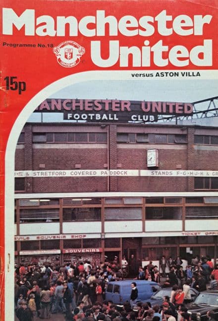 Manchester United v Aston Villa, Div 1 (1979, Feb 24th)