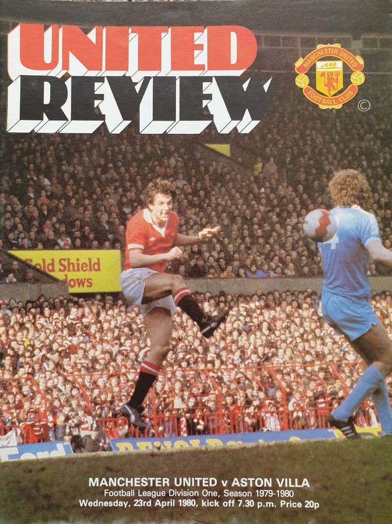 Manchester United v Aston Villa, Div 1 (1980, Apr 23rd)