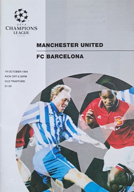 Manchester United v Barcelona, Champions Lge (1994, Oct 19th)
