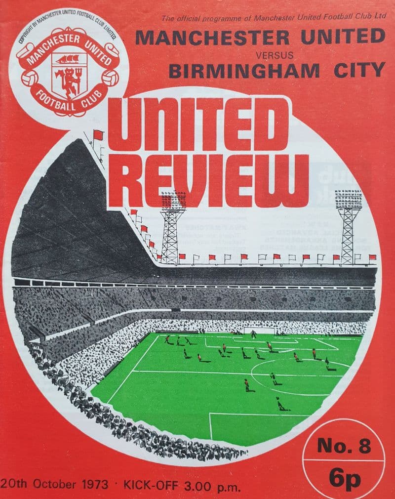 Manchester United v Birmingham, Div 1 (1973, Oct 20th)