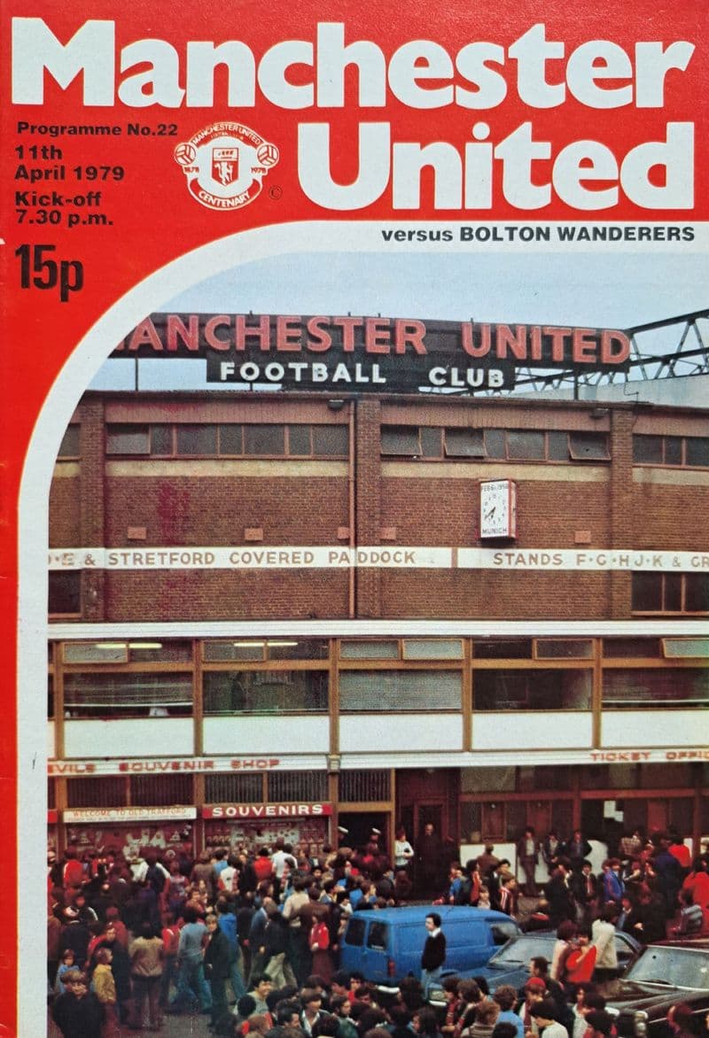 Manchester United v Bolton, Div 1 (1979, Apr 11th)