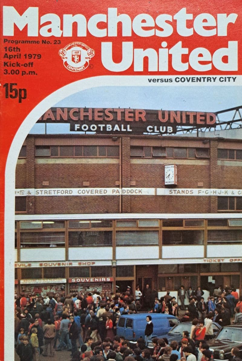 Manchester United v Coventry, Div 1 (1979, Apr 16th)